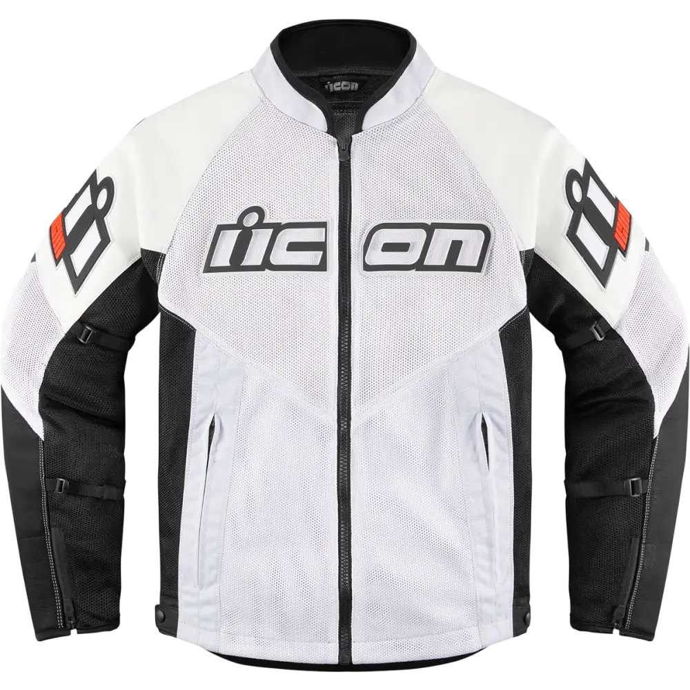 ICON Mesh AF* Leather Jacket - White - 2XL 2810-3906
