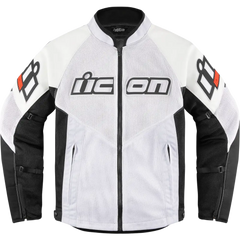 ICON Mesh AF* Leather Jacket - White - 2XL 2810-3906
