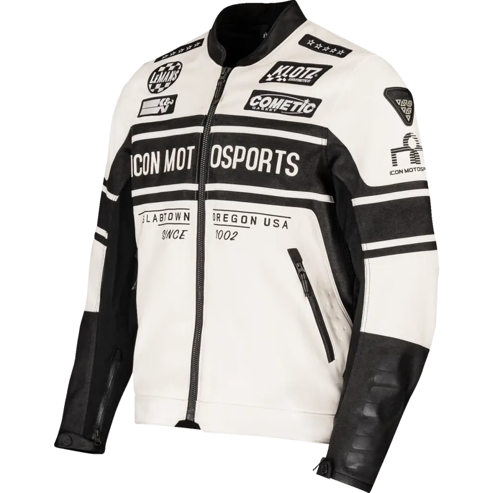 ICON Neo Daytona 2 Jacket - White/Black - 3XL 2820-7073