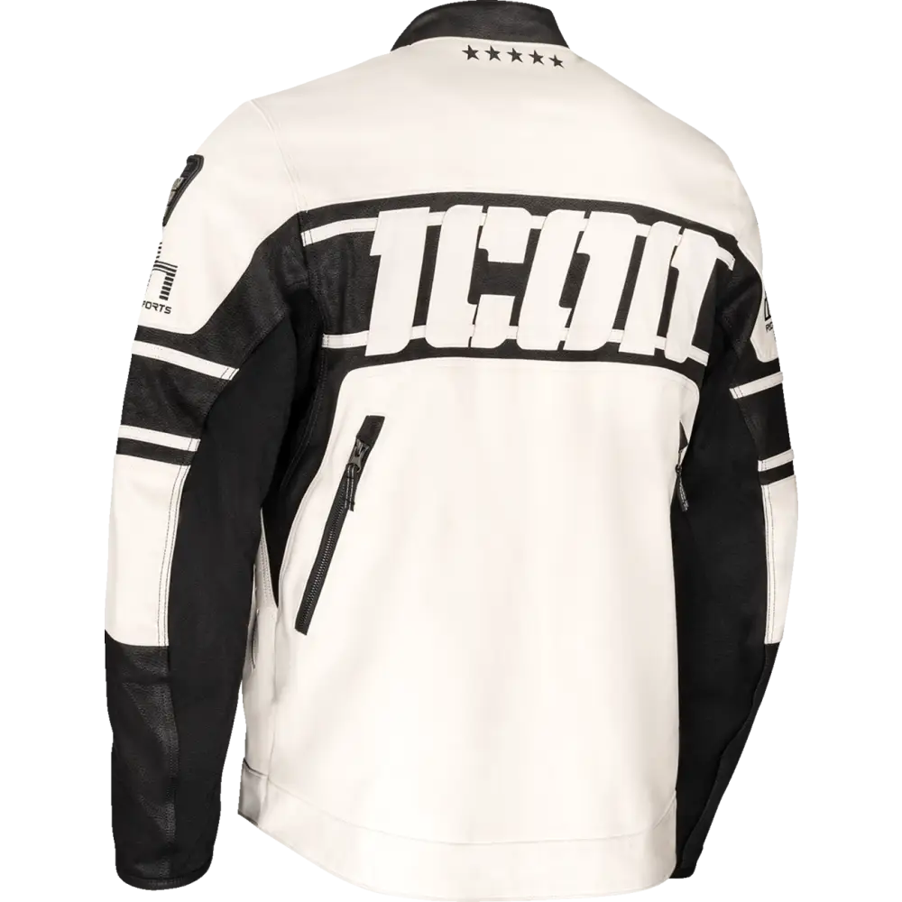 ICON Neo Daytona 2 Jacket - White/Black - Large 2820-7070