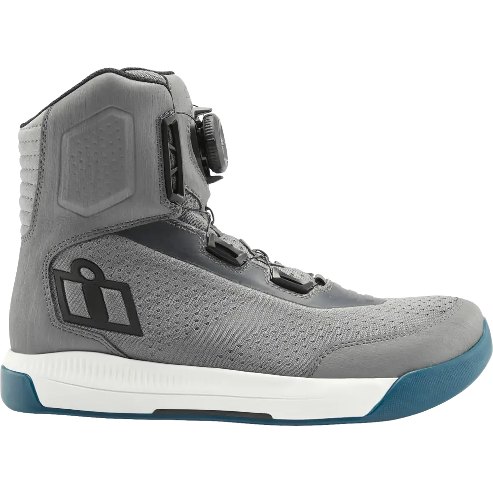 ICON Overlord* Vented CE Boots - Gray - Size 13 3403-1278