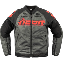 ICON Overlord3* Magnacross Jacket - Gray - 2XL 2820-6716