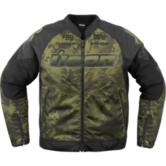ICON Overlord3* Magnacross Jacket - Green - XL 2820-6721