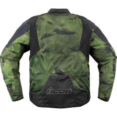ICON Overlord3 Mesh* Camo Jacket - Green - 2XL 2820-6710