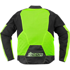 ICON Overlord3 Mesh* Jacket - Hi-Viz Yellow - 2XL 2820-6752