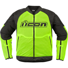 ICON Overlord3 Mesh* Jacket - Hi-Viz Yellow - Large 2820-6750