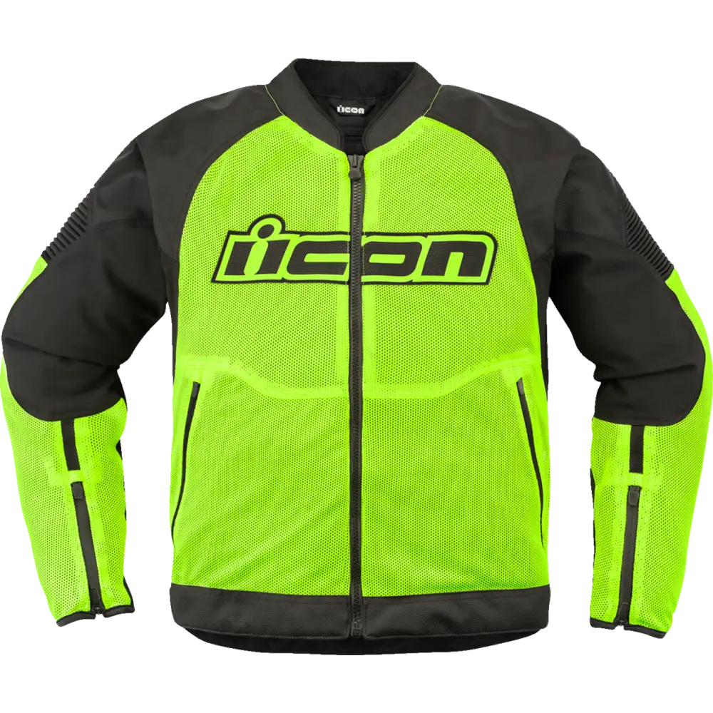 ICON Overlord3 Mesh* Jacket - Hi-Viz Yellow - Small 2820-6748
