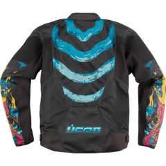 ICON Overlord3 Mesh Munchies* Jacket - Teal - Medium 2820-6725