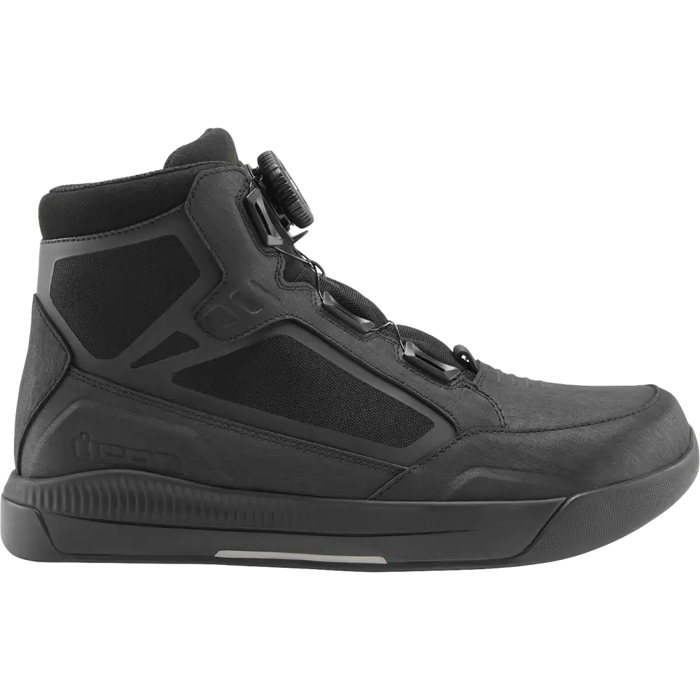 ICON Patrol 3* Waterproof Boots - Black - Size 8 3403-1281