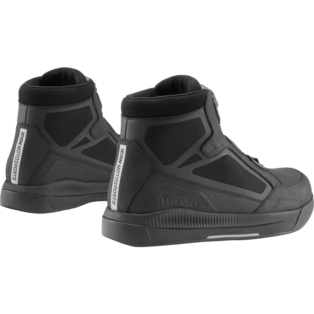 ICON Patrol 3* Waterproof Boots - Black - Size 8 3403-1281