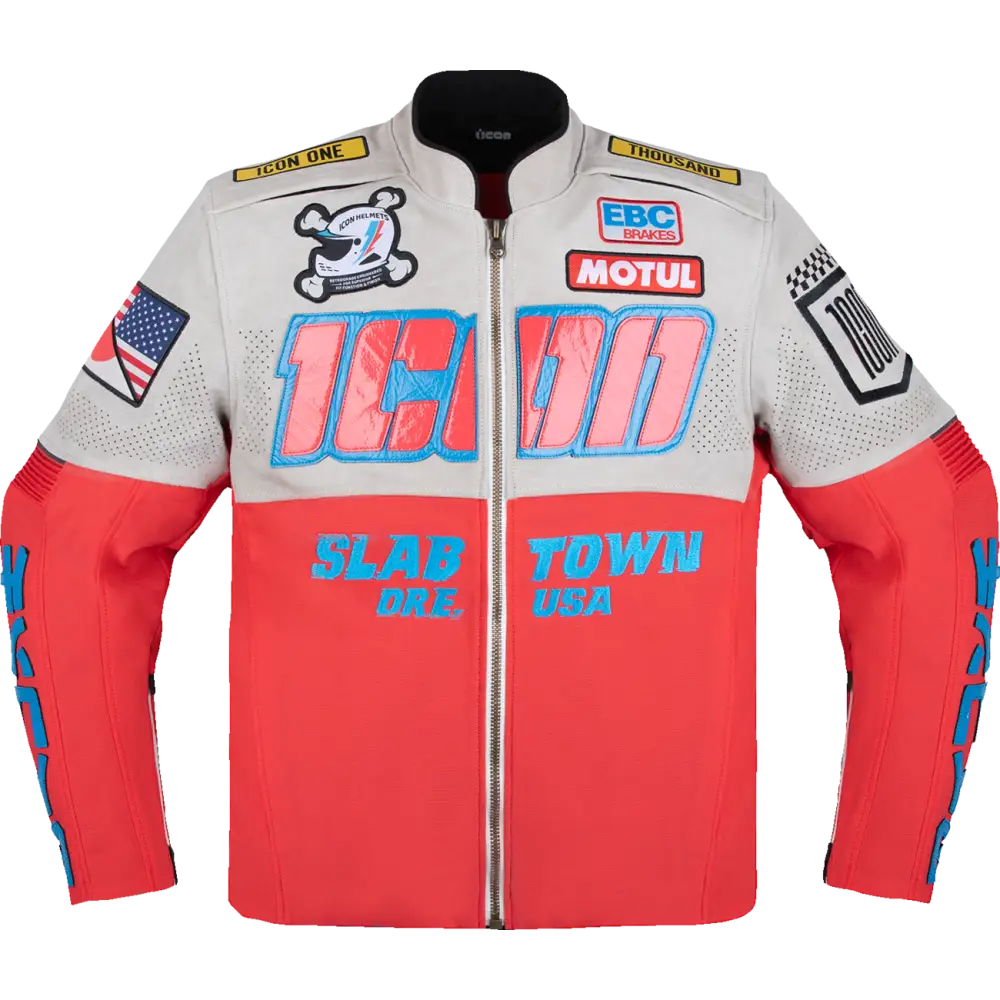 ICON Slabtown Intercept 84* Jacket - Red - Small 2820-6980
