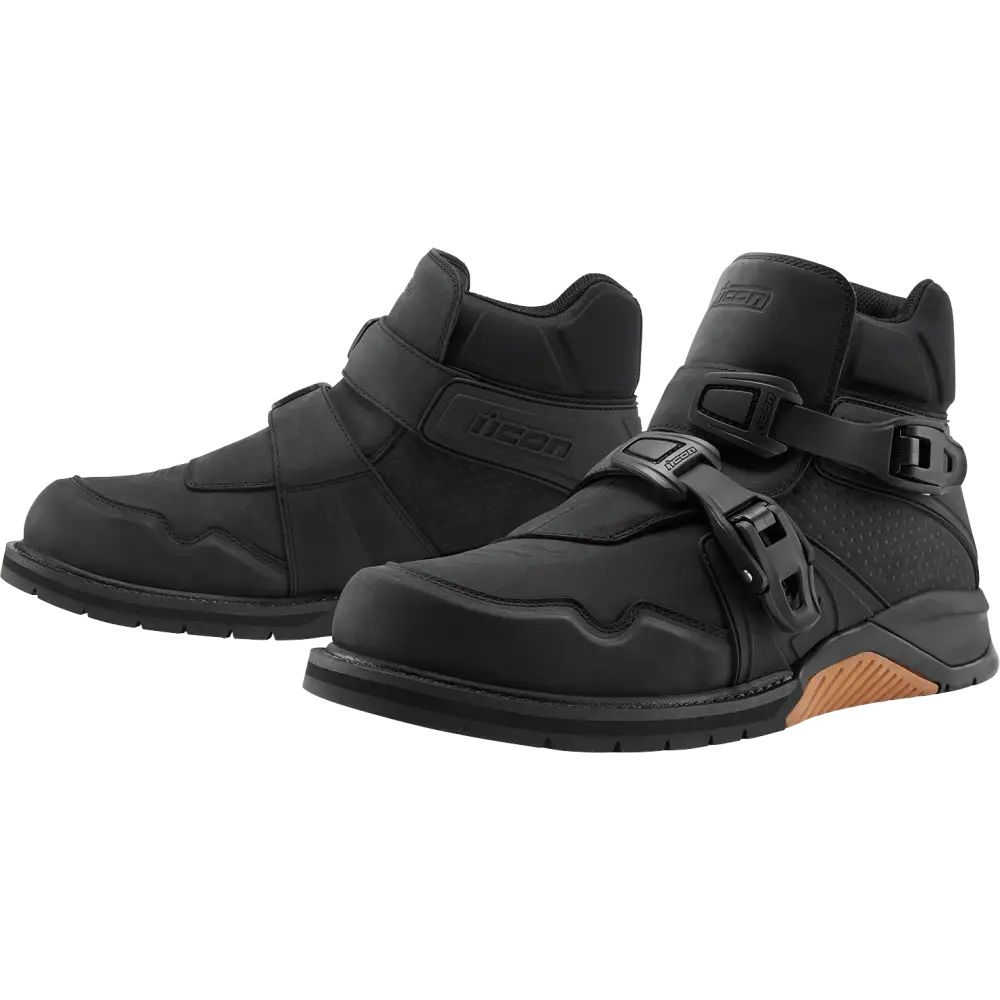ICON Slabtown Waterproof Boots - Black - Size 10 3403-1309