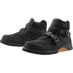 ICON Slabtown Waterproof Boots - Black - Size 9.5 3403-1308