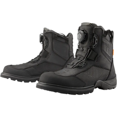 ICON Stormhawk Boots - Black - Size 8 3403-1150