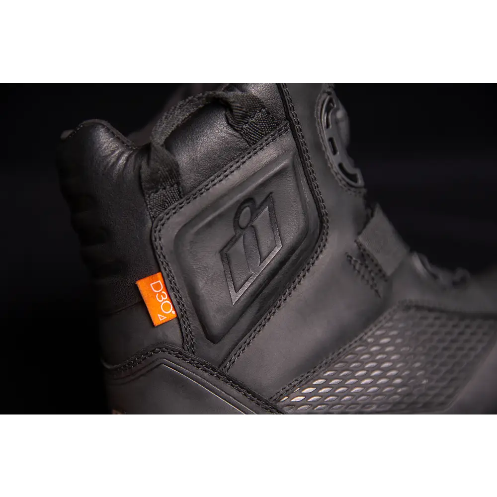 ICON Stormhawk Boots - Black - Size 8 3403-1150