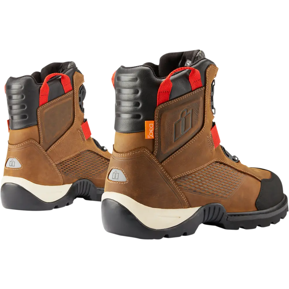 ICON Stormhawk Boots - Brown - Size 14 3403-1172