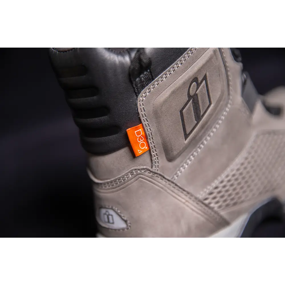 ICON Stormhawk Boots - Gray - Size 10.5 3403-1179