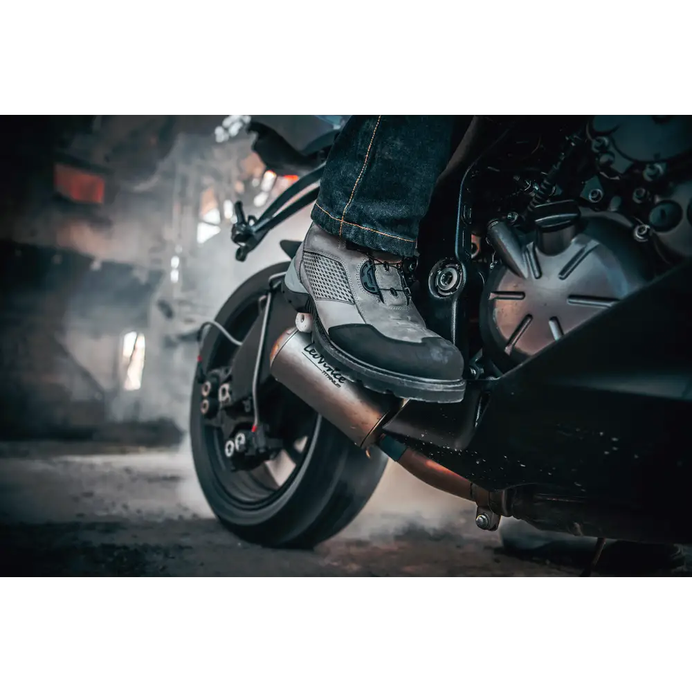 ICON Stormhawk Boots - Gray - Size 10.5 3403-1179