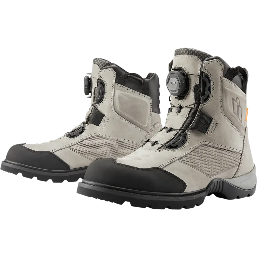 ICON Stormhawk Boots - Gray - Size 14 3403-1184