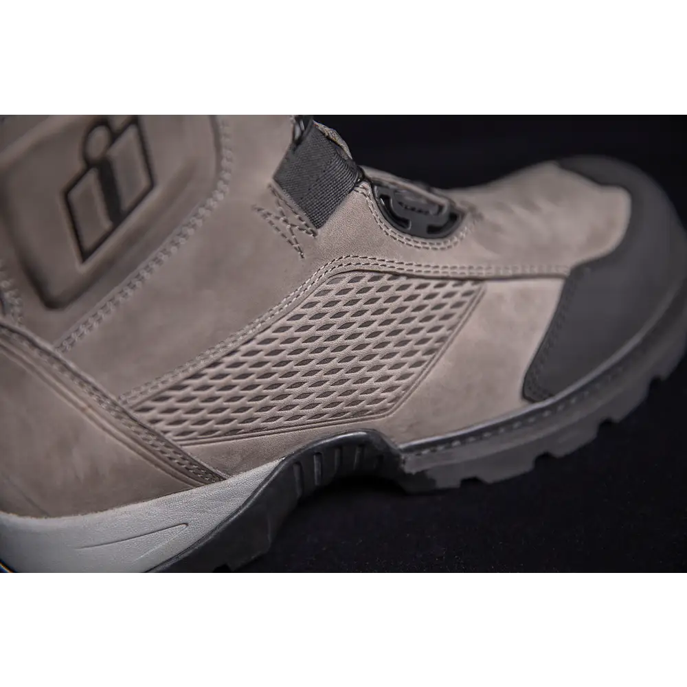 ICON Stormhawk Boots - Gray - Size 7 3403-1173