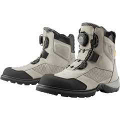 ICON Stormhawk Boots - Gray - Size 9.5 3403-1177