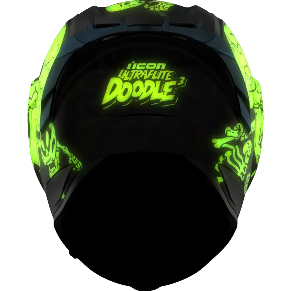 ICON Ultraflite Helmet - Doodle 3 - MIPS? - Blue - Medium 0101-18063