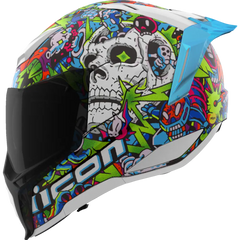ICON Ultraflite Helmet - Doodle 3 - MIPS? - Blue - Medium 0101-18063
