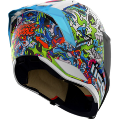 ICON Ultraflite Helmet - Doodle 3 - MIPS? - Blue - Medium 0101-18063