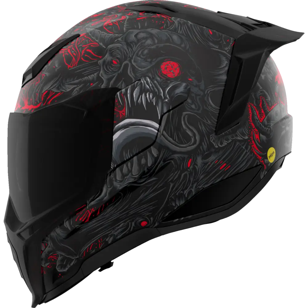 ICON Ultraflite Helmet - Misanthrope - MIPS? - Black - XS 0101-17923