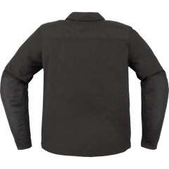 ICON Upstate Canvas CE Jacket - Black - Large 2820-6237