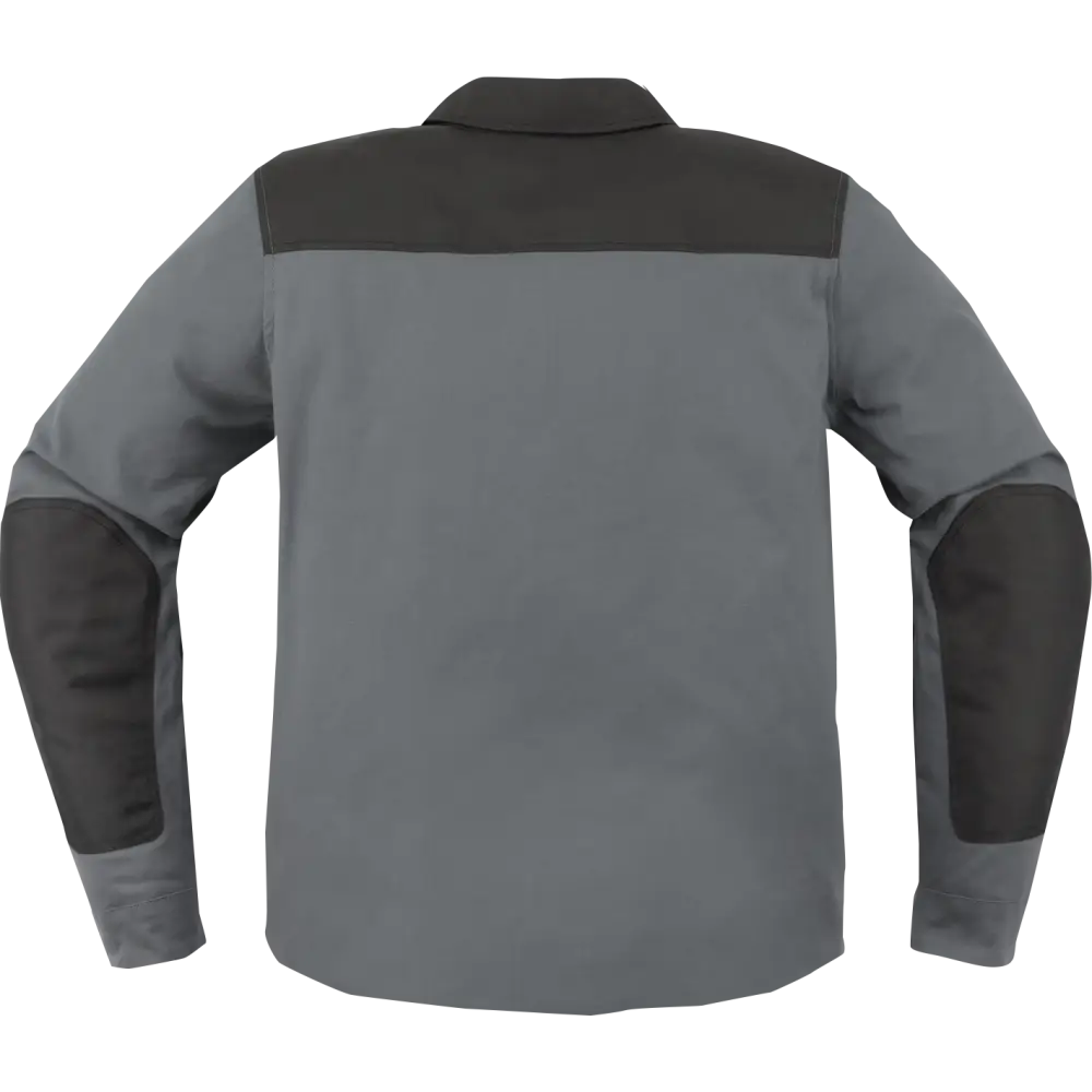 ICON Upstate Canvas CE Jacket - Gray - Medium 2820-6242
