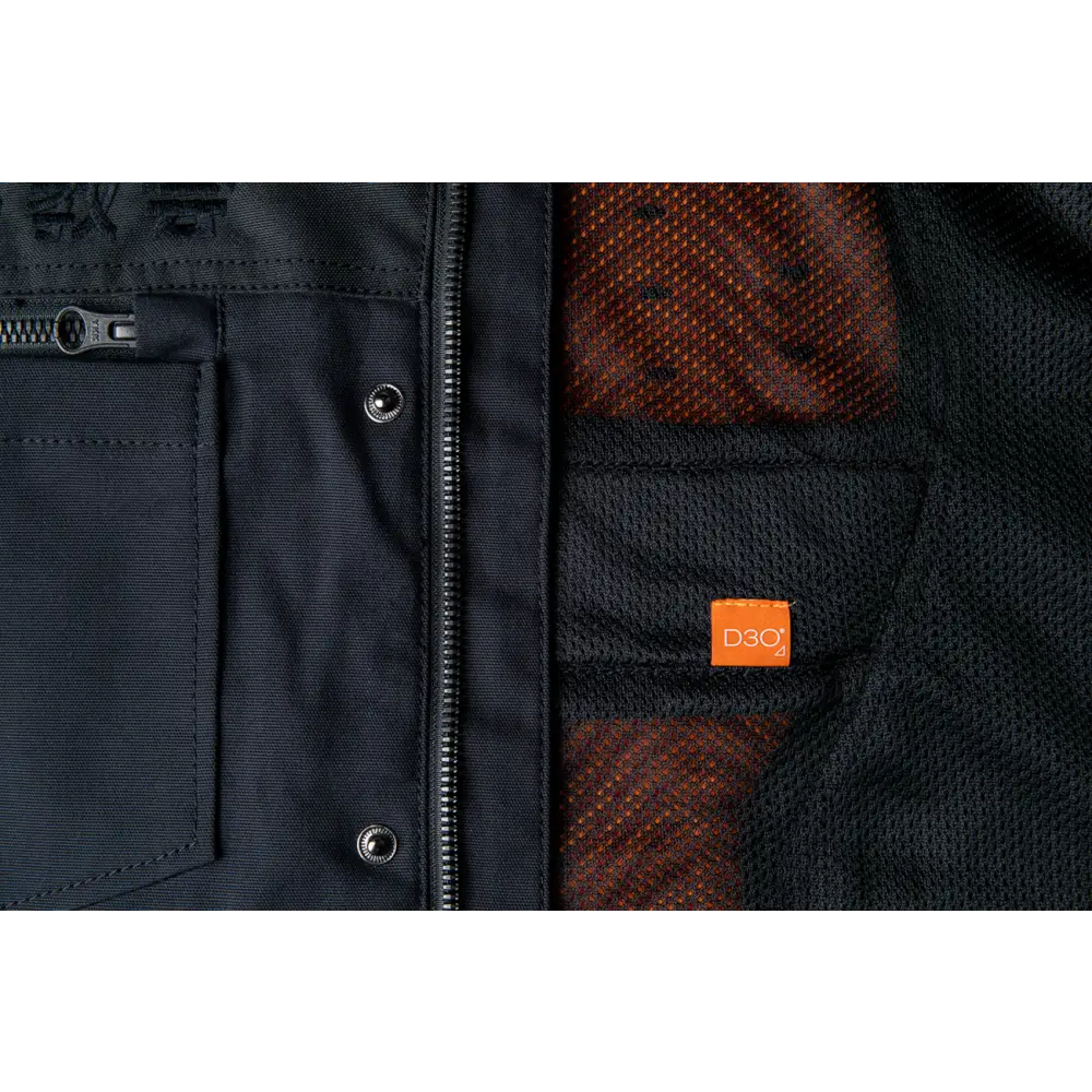 ICON Upstate Canvas National Jacket - Black - Small 2820-6560