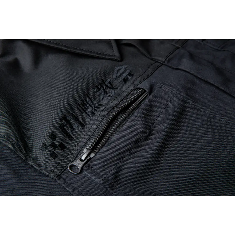 ICON Upstate Canvas National Jacket - Black - Small 2820-6560