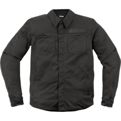 ICON Upstate Mesh CE Jacket - Black - Large 2820-6219