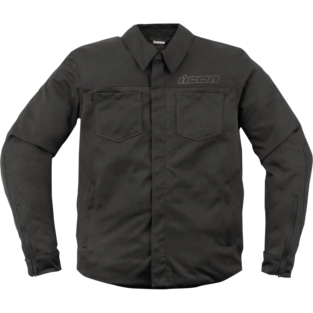 ICON Upstate Mesh CE Jacket - Black - Medium 2820-6218