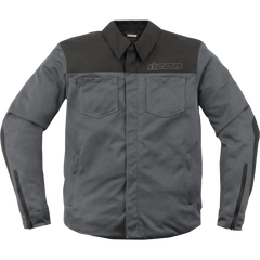 ICON Upstate Mesh CE Jacket - Gray - Medium 2820-6224