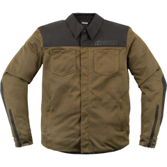 ICON Upstate Mesh CE Jacket - Green - Large 2820-6231