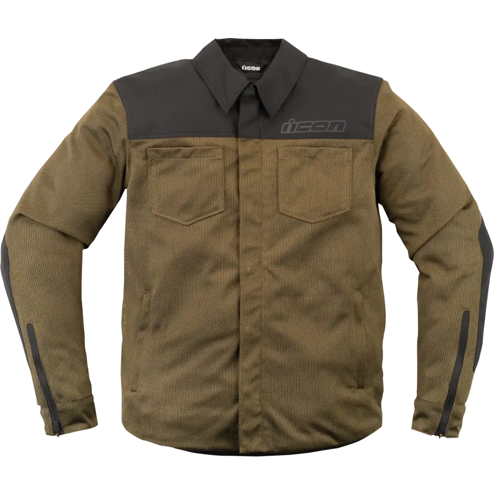 ICON Upstate Mesh CE Jacket - Green - Medium 2820-6230