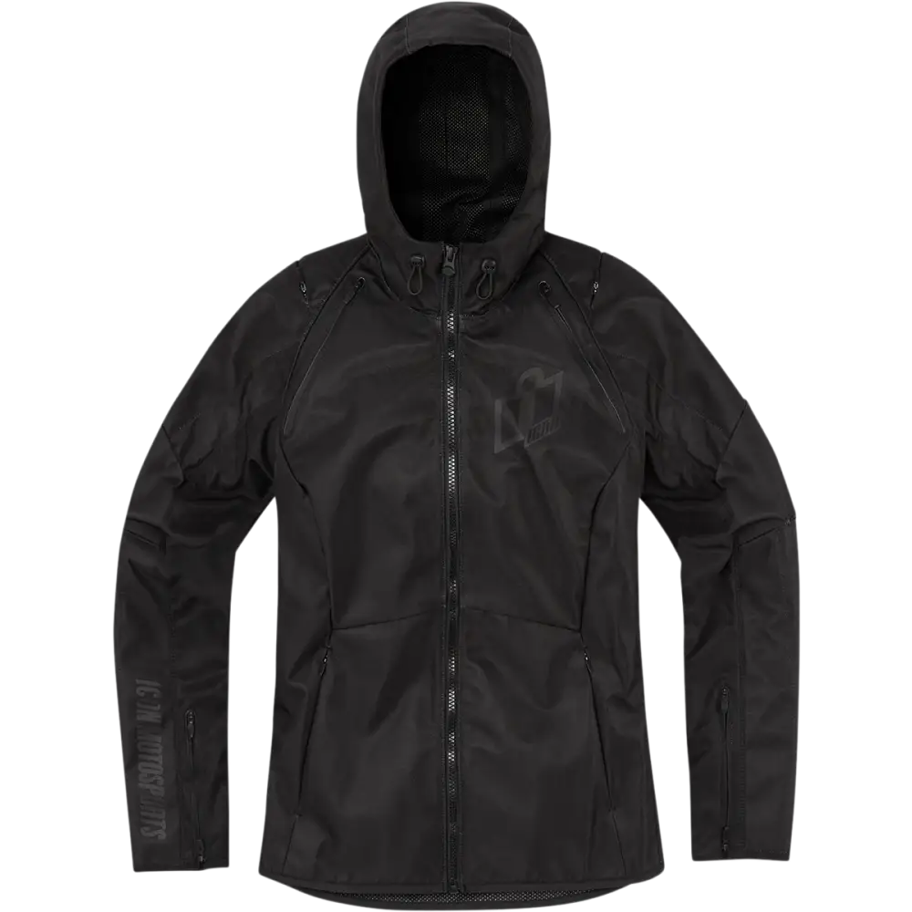 ICON Women's Airform Jacket - Black - Large 2822-1402