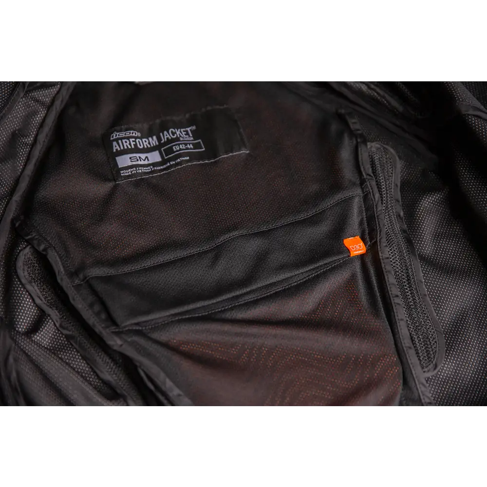 ICON Women's Airform Jacket - Black - Small 2822-1400