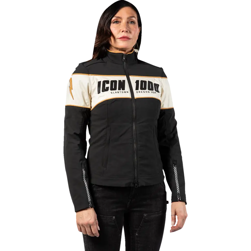 ICON Women's Hella 4* Jacket - Black - Medium 2822-1678
