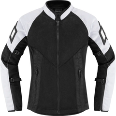 ICON Women's Mesh* AF Jacket - White/Black - 3XL 2822-1496