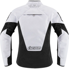 ICON Women's Mesh* AF Jacket - White/Black - XL 2822-1494