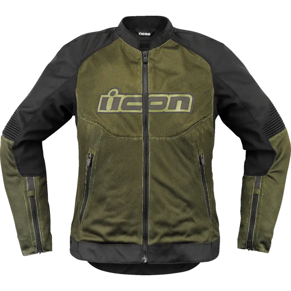 ICON Women's Overlord3 Mesh* Jacket - Green - XL 28221589