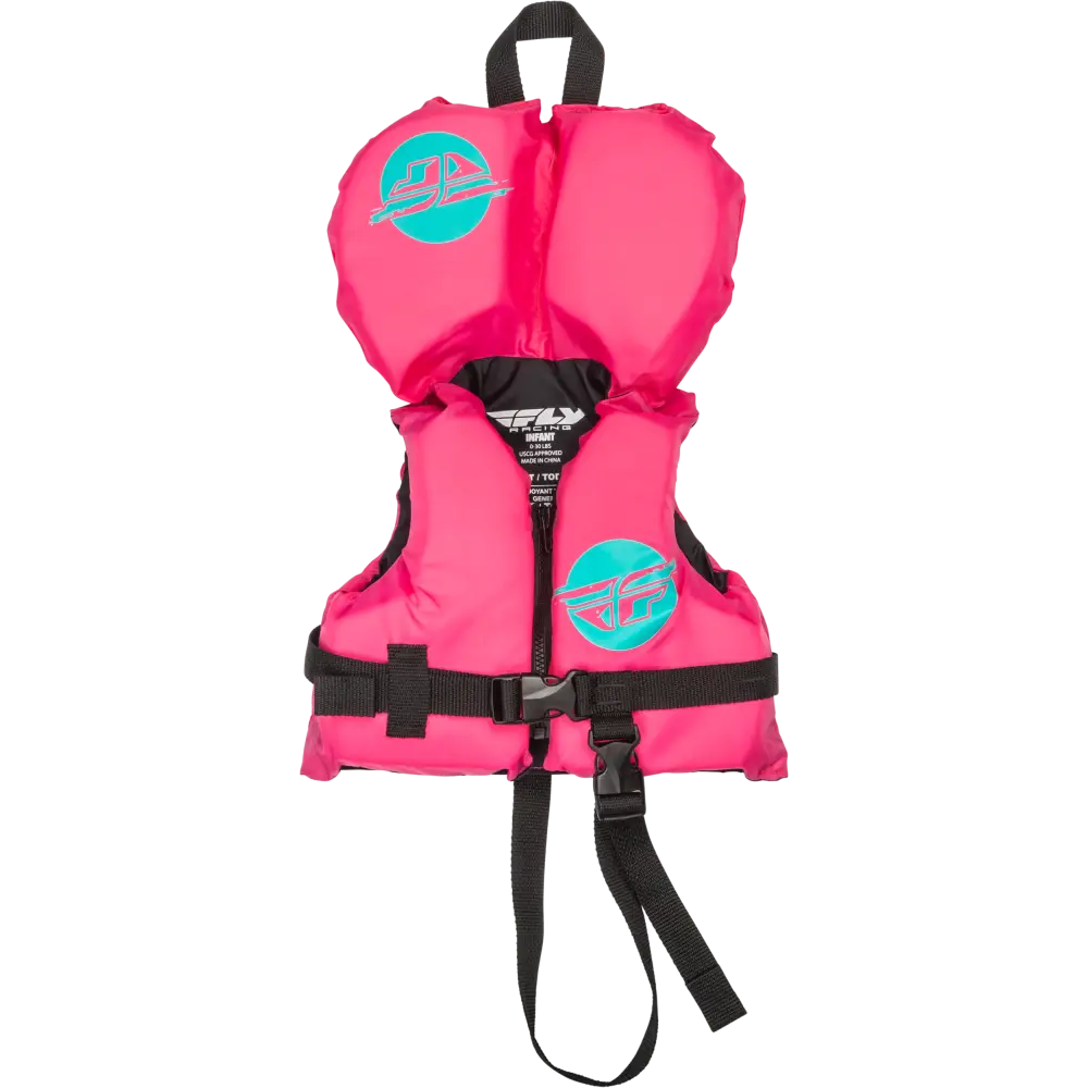 Infant Flotation Vest Neon Pink/Teal