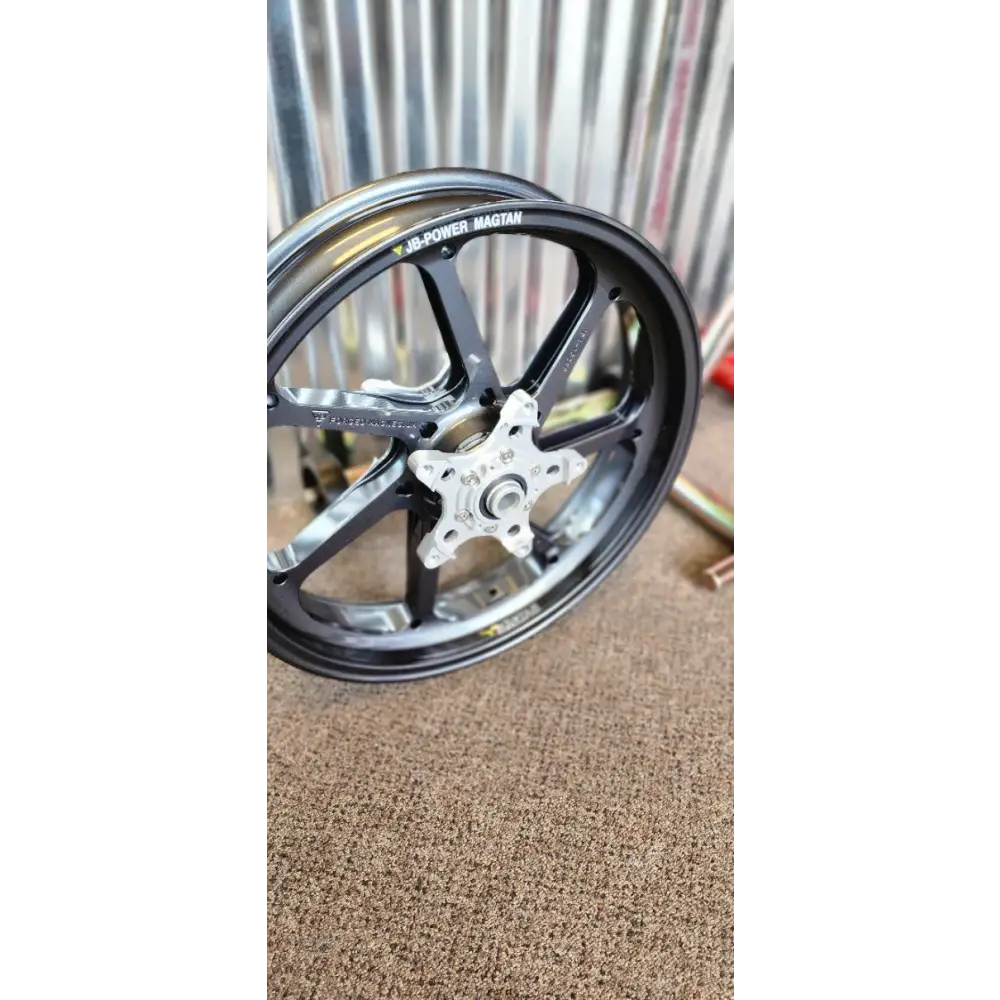 JB-Power Magtan Wheels | JB4 | KTM RC125 ’15 | Forged Magnesium Wheels - Gun Metal - motorcycle wheels