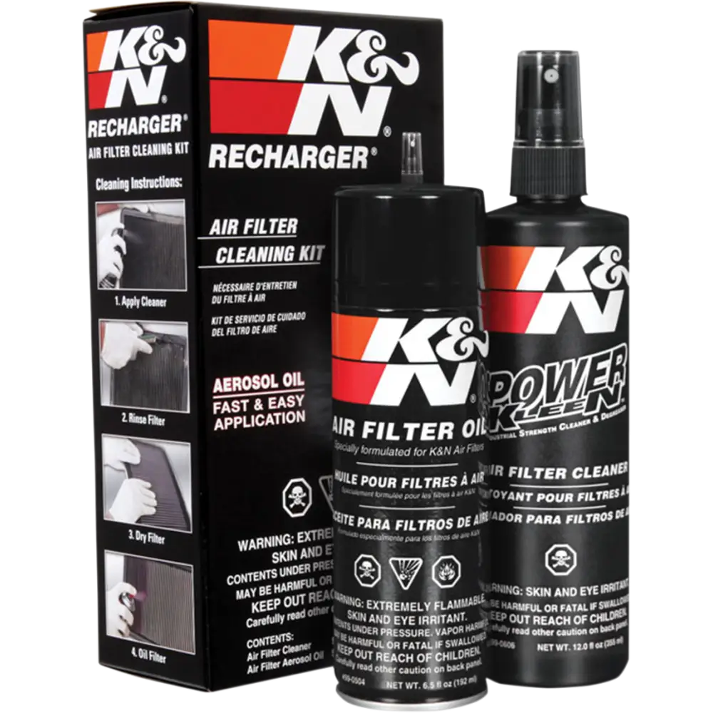 K & N Air Filter Care Kit - Aerosol 99-5000