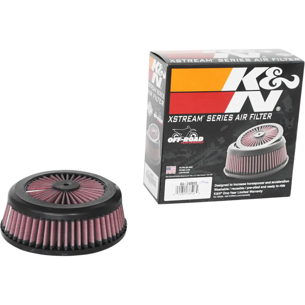 K & N High-Flow Air Filter - Kawasaki KA-2409XD