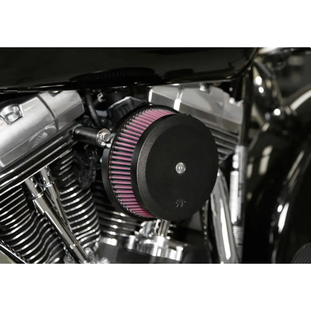 K & N Street Metal Air Intake Kit - Hammer - Black - Twin Cam RK-3933B