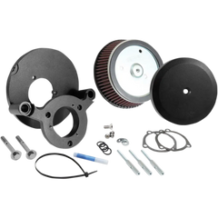 K & N Street Metal Air Intake Kit - Hammer - Black - Twin Cam RK-3933B